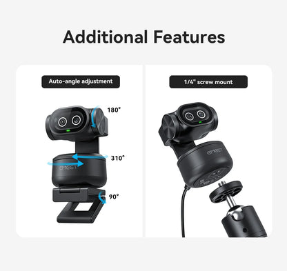 4K AI PTZ Mics & Privacy Mode Cam