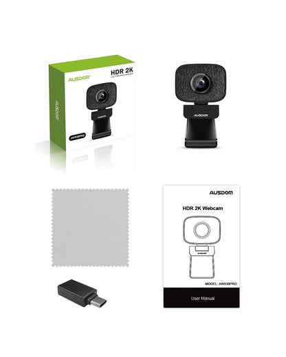 100° Lens Autofocus Webcam