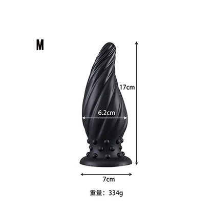 Luminous Glow Silicone Anal Plug — 5 Sizes Body Safe