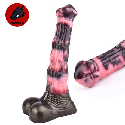 Fantasy Horse Knot Silicone Dildo — Premium Liquid Silicone
