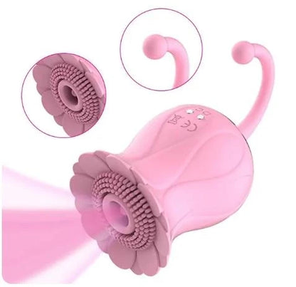 Flower-Shaped Clitoral Vibrator
