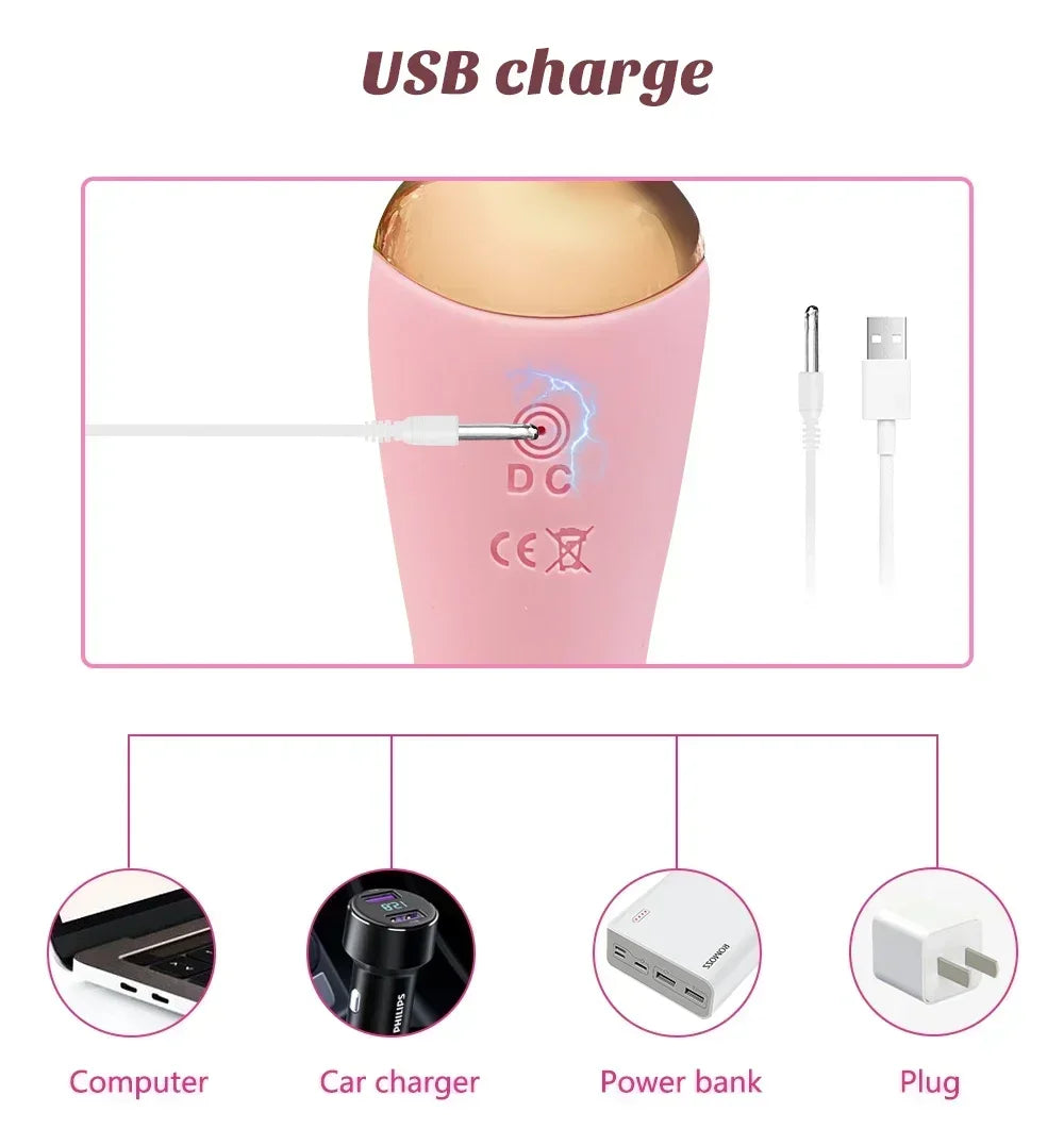 Powerful Heating Wand Vibrator