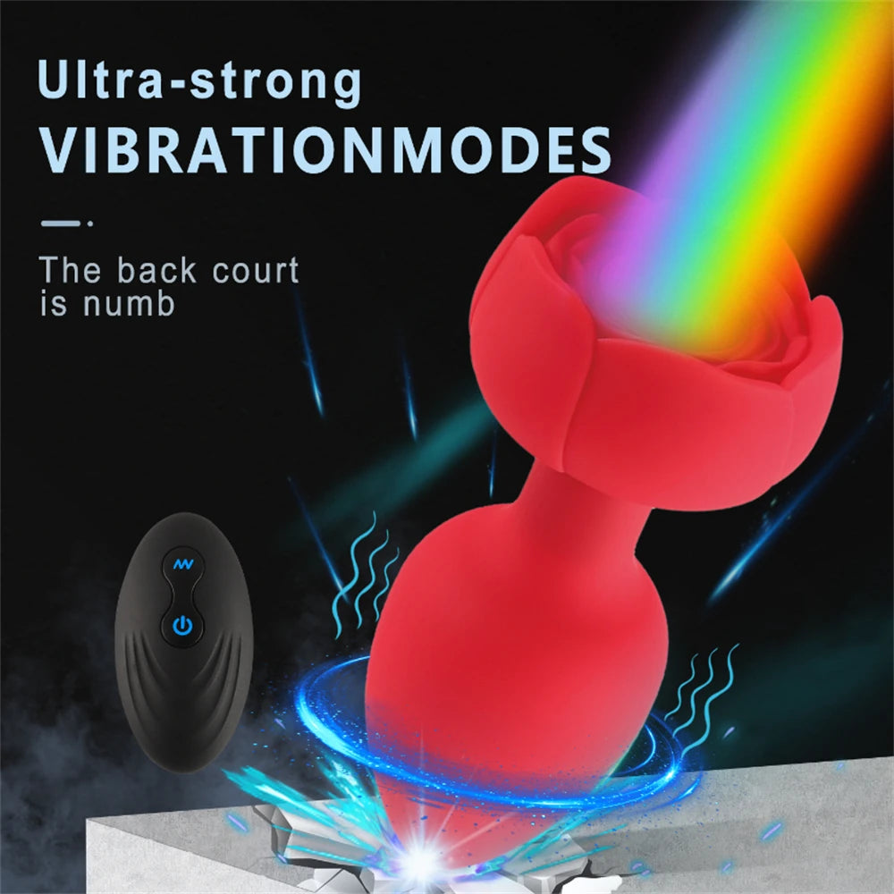 Remote-Control Silicone Plug Massager