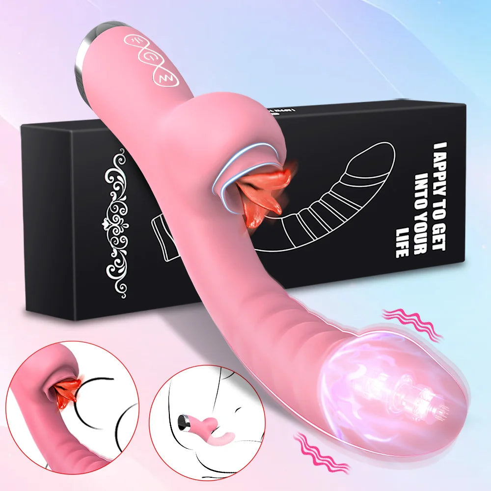 10 Tongue Licking Modes Vibrator
