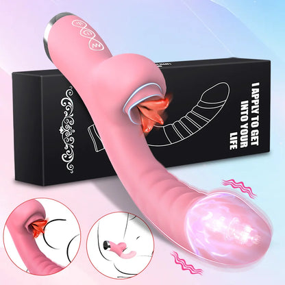 10 Tongue Licking Modes Vibrator