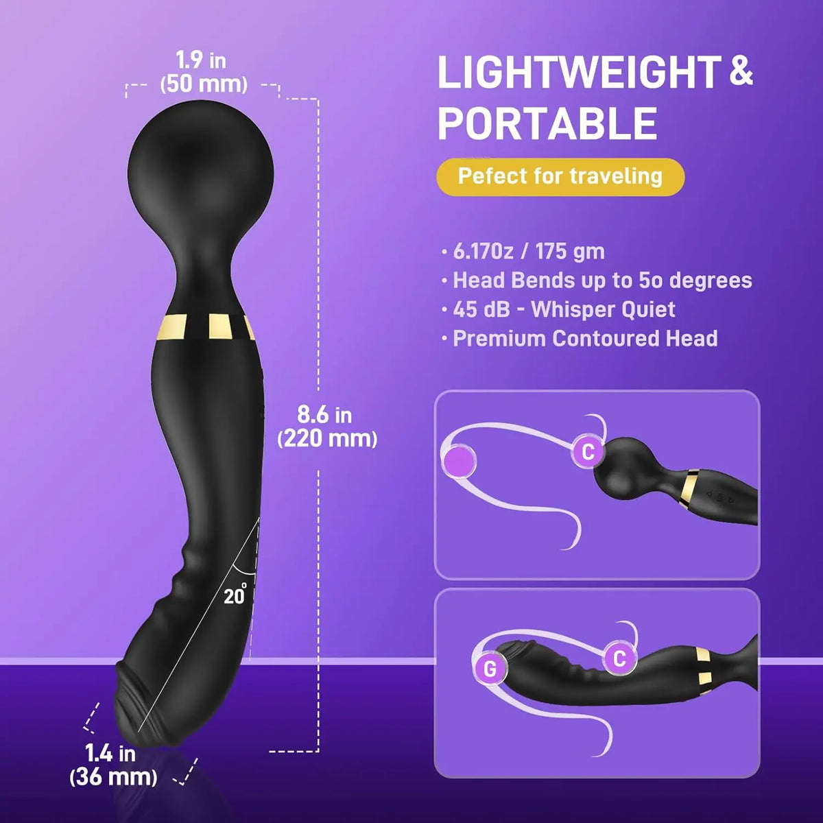 20-Speed Powerful AV Magic Wand