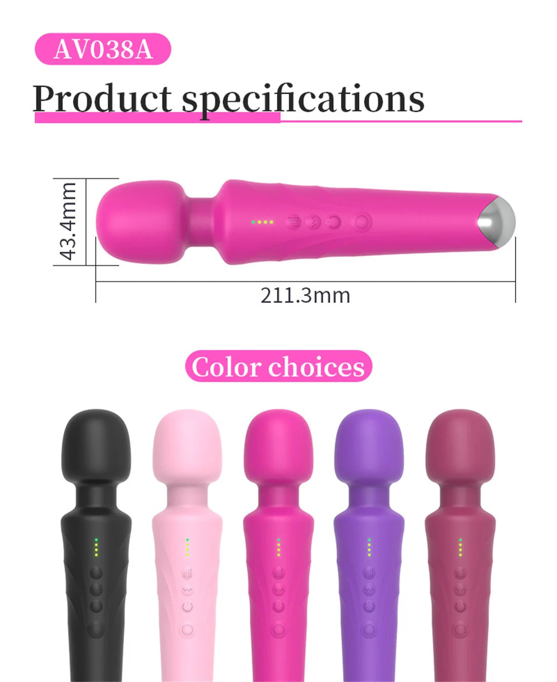 Hammer AV Magic Wand Vibrator