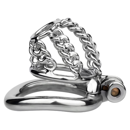 Binding Metal Chastity Cage