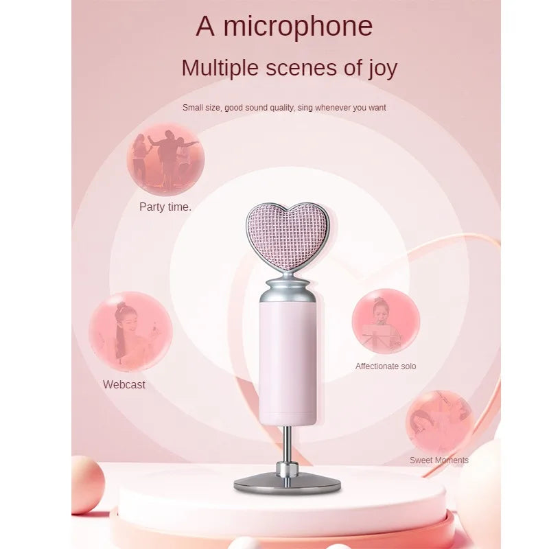 Pink Condenser Microphone