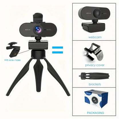 1080P Plug & Play Webcam with Mic