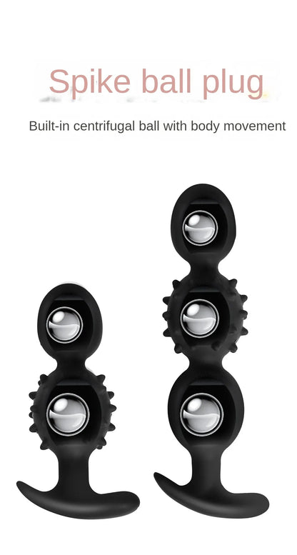 Vibrating Silicone Plug Built In Ball