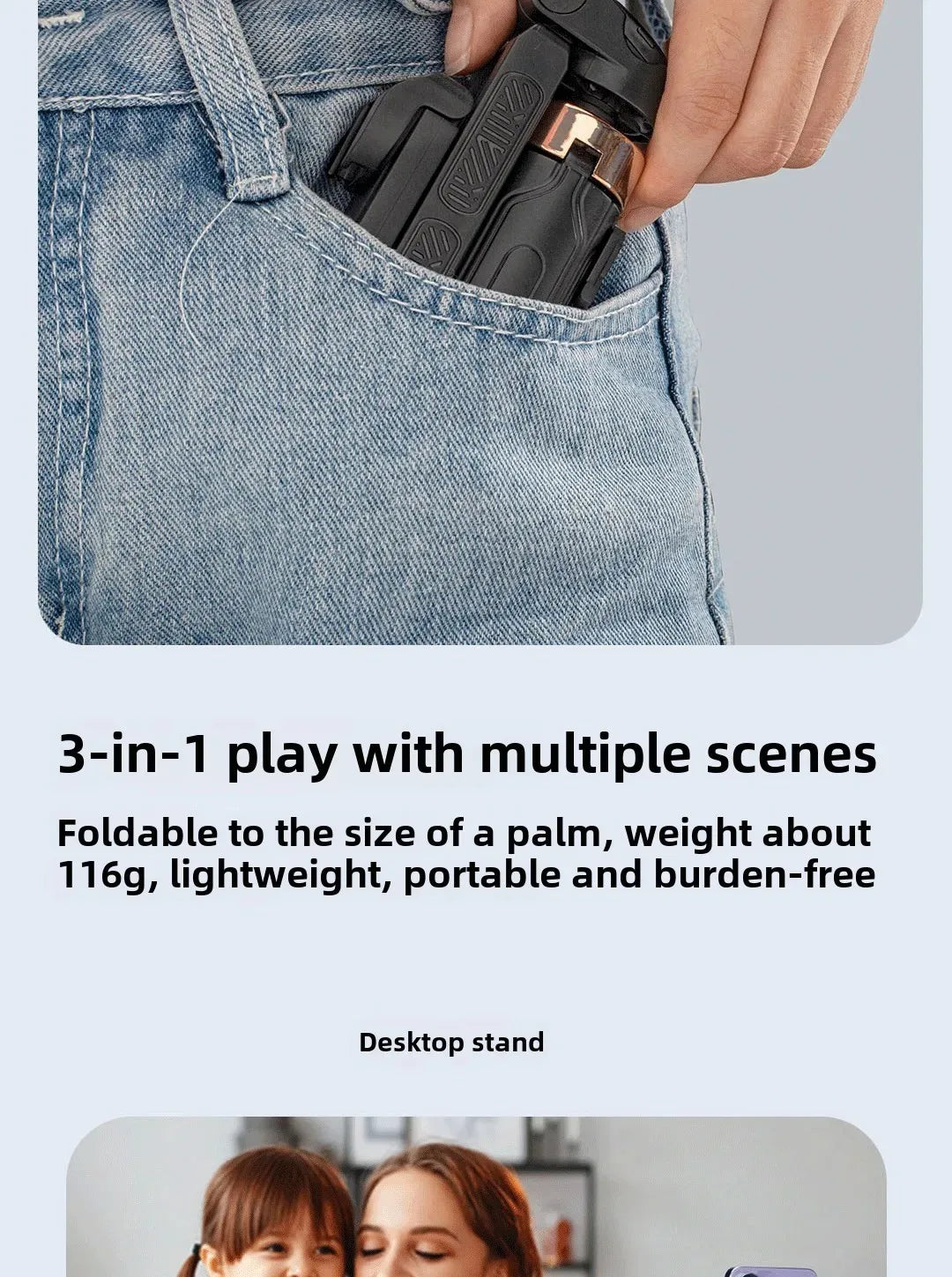 Content Creator Pocket Tripod