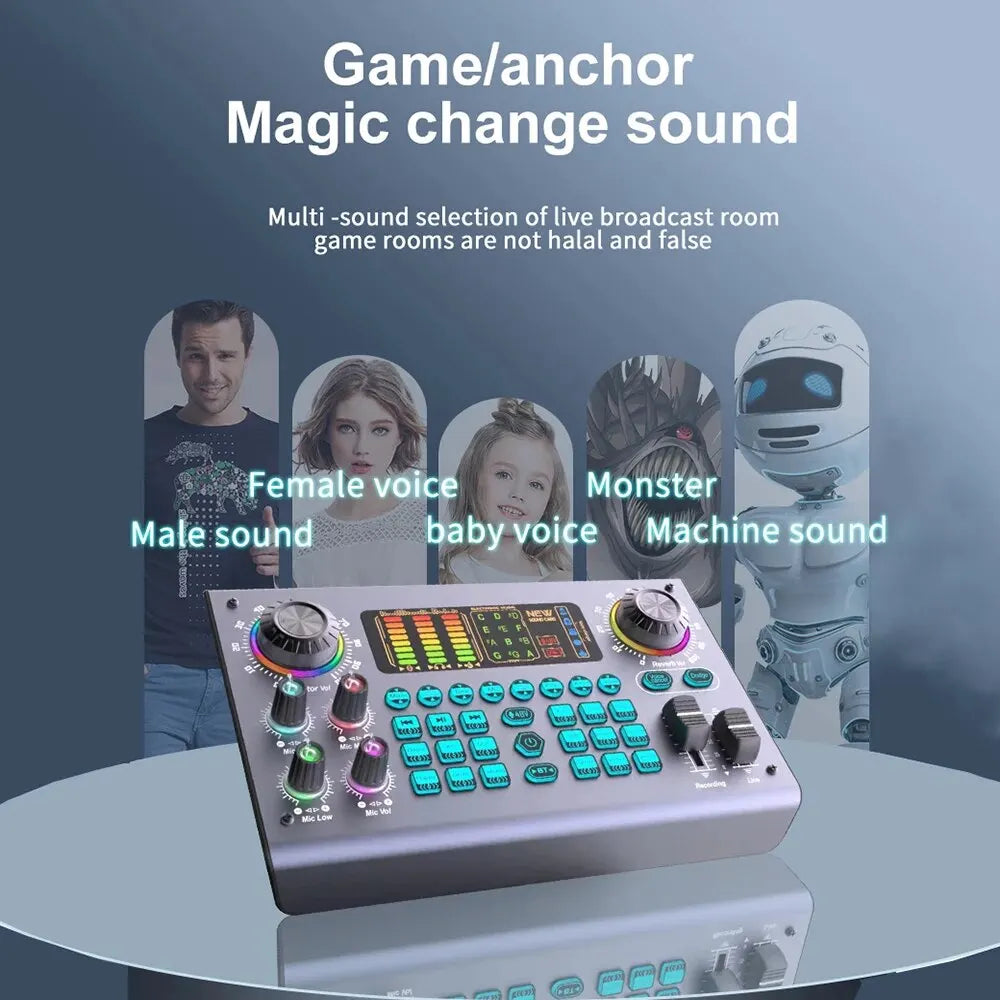 Condenser Mic & Sound Card Kit