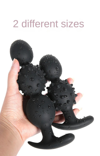 Vibrating Silicone Plug Built In Ball