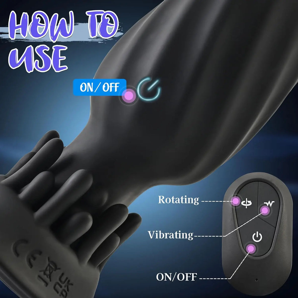 360° Prostate Vibrator — Wearable Remote or App Control