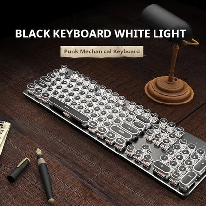 LED Backlit Typewriter Style keyboard