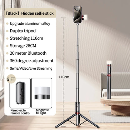 Foldable Selfie Stick With Tripod