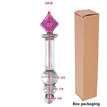 Polished Borosilicate Wand for Women