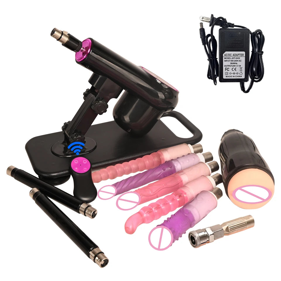 Wireless Remote Control Sex Machine Set