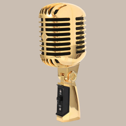 Gold Professional Microphone