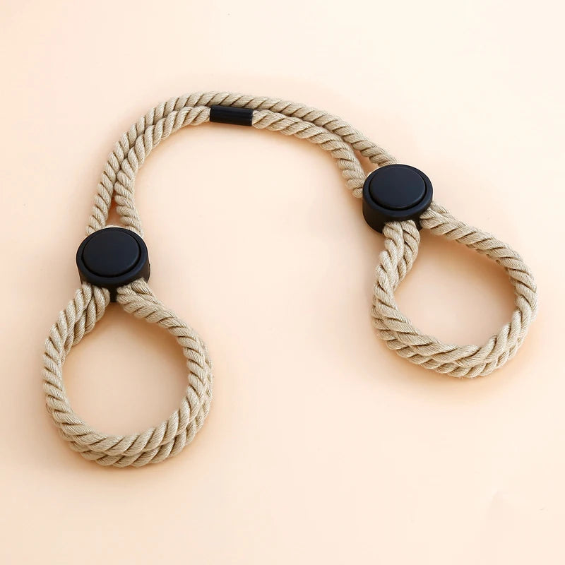Adjustable Bondage Rope & Cuff Restraint Set
