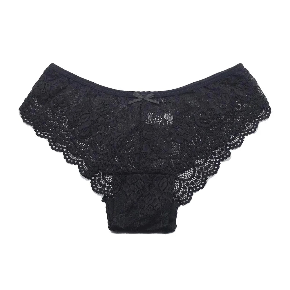 Sexy Low-Rise Lace Panties 5 PCS/SET Women Floral Underwear M-XL Girls Underpants Ladies Lingerie 89428