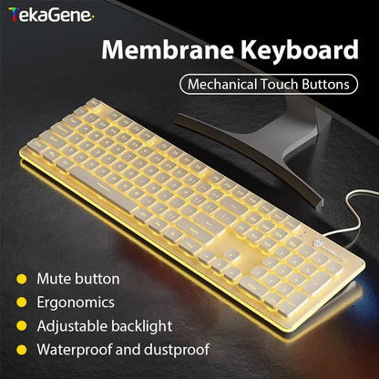 Hot-Swappable LED Keyboard