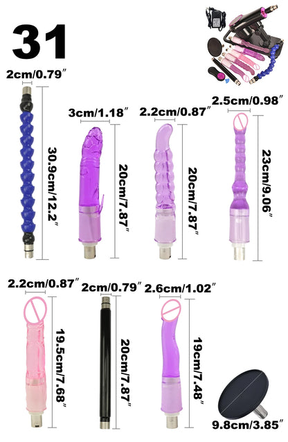 Wireless Remote Control Sex Machine Set