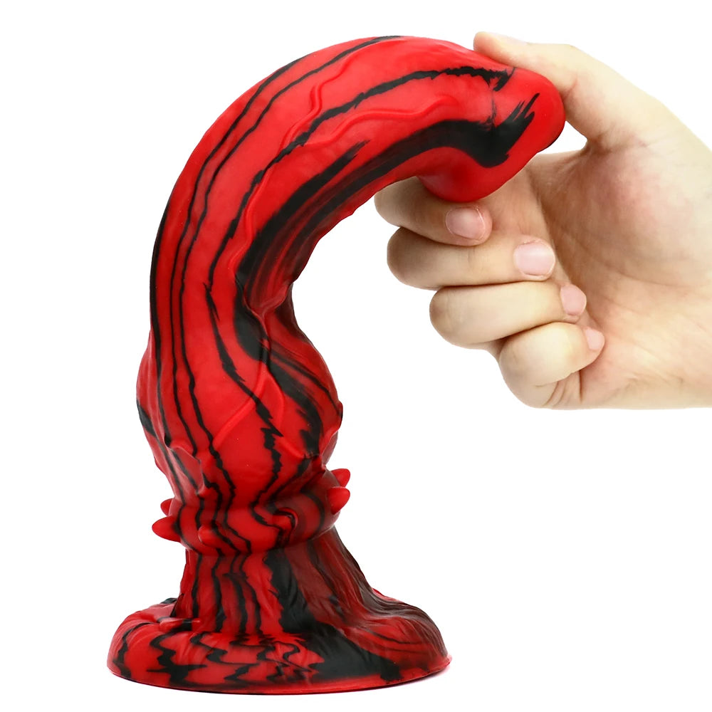 Realistic Soft Silicone Fantasy Dildo with Suction Cup