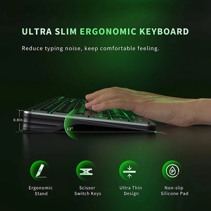 Quiet Scissor Switch Keyboard