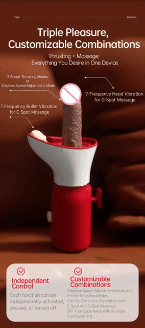 3-in-1 Heating Thrusting Sex Machine