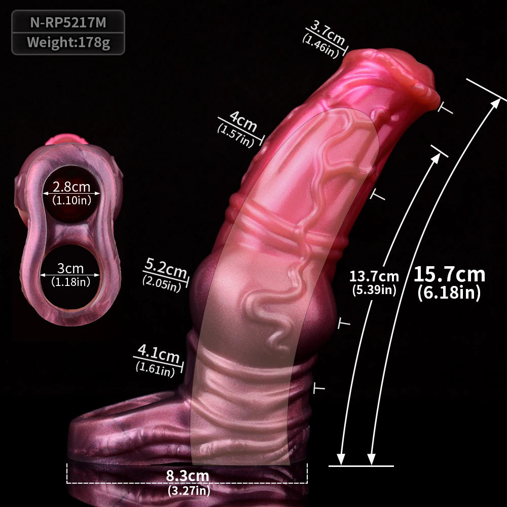 Large Knot Fantasy Silicone Sleeve Extender