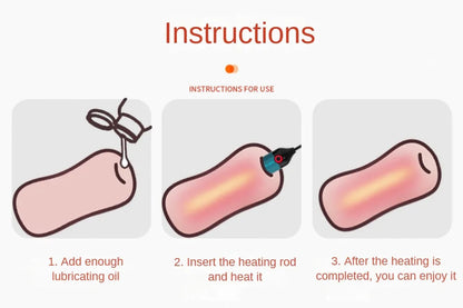 USB Vaginal Warming Heater Rod — Constant Temperature