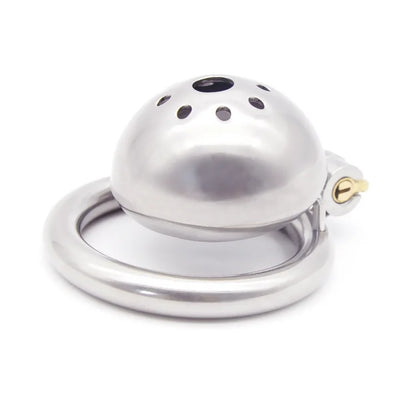 Hand Polished Steel Chastity Cage