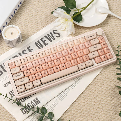Stylish Beige Keyboard Keycaps