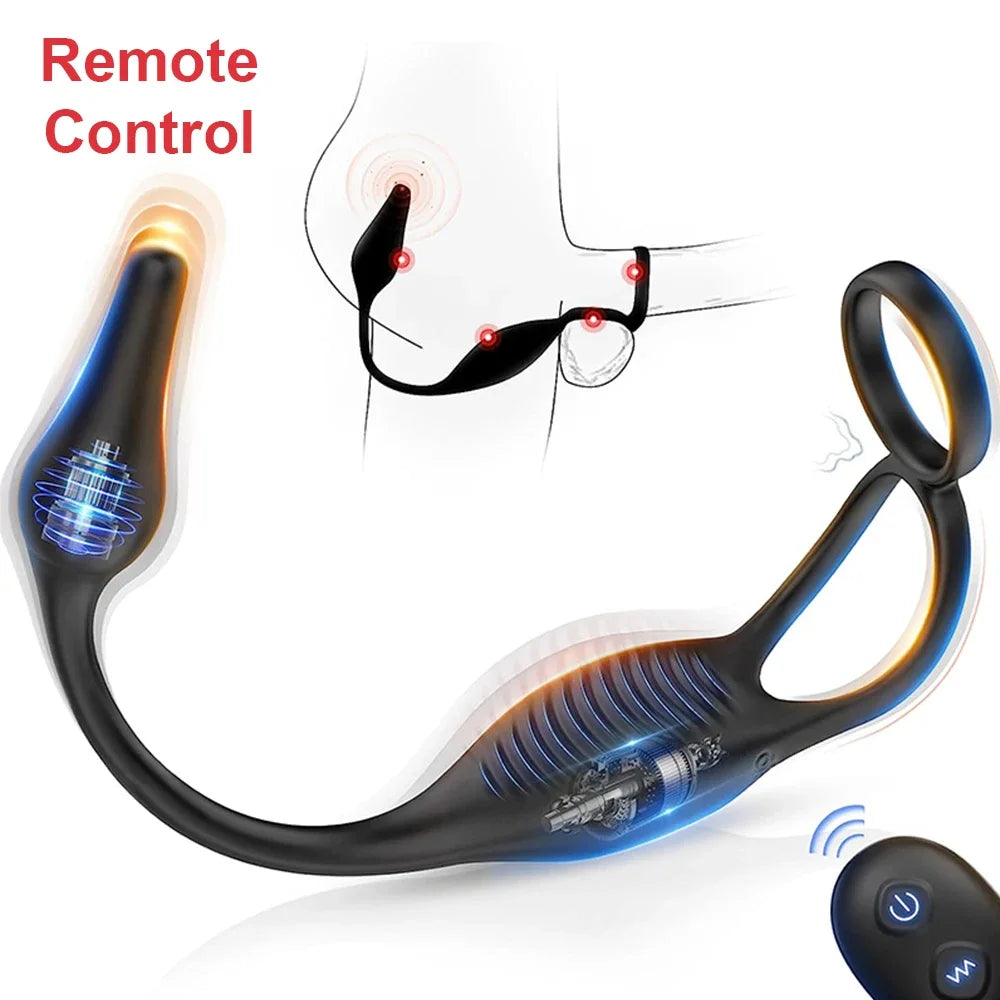 App Control Plug with Vibrating Ring