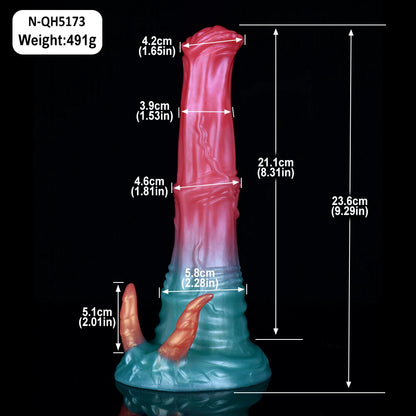 Fantasy Dragon Horse Dildo — Premium Silicone 5 Sizes