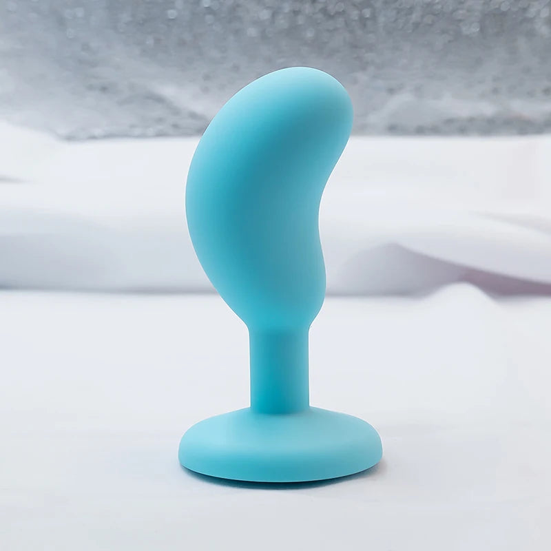 Silicone Anal Plug Anal Dildos Small Pea Shaped Butt Plug Crystal Base Sex Stopper Adult Toys Anal Toys Sex Toys For Woman