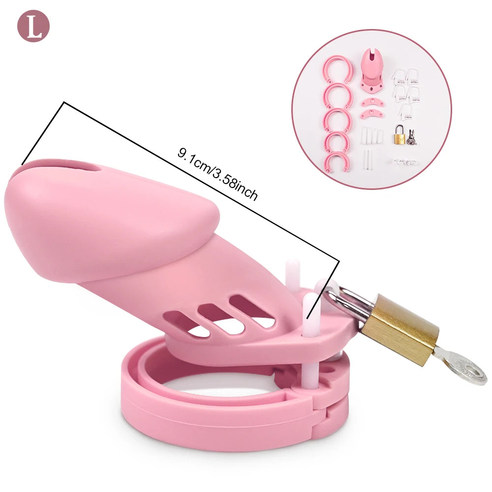Pinky Boys Cage Chastity Cage Device