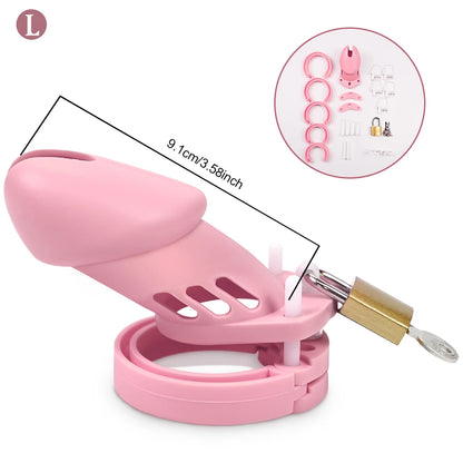 Pinky Boys Cage Chastity Cage Device