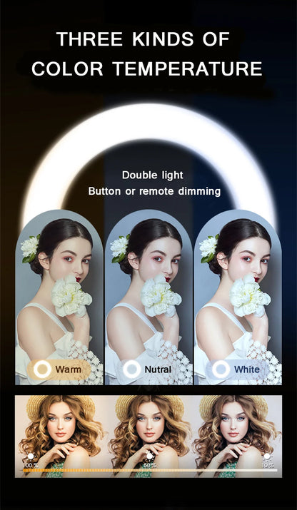 Remote Control Tripod Ringlight Stand