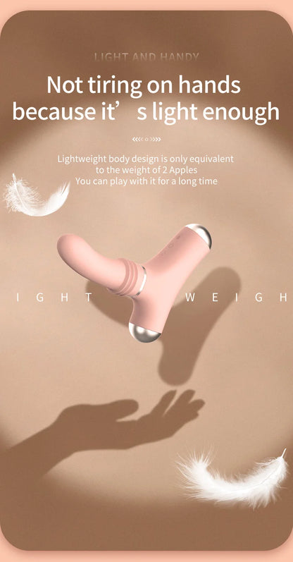 Powerful Sex Machine & Device, Heatable Thrusting Dildo for Women Men, Remote Control Vibrator G-Spot Anal Stimulator,Adult Toys