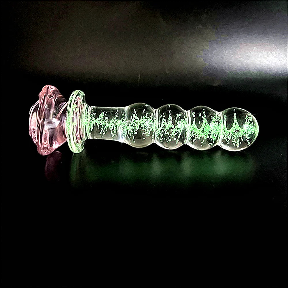 Rose Crystal Design Smooth Plug