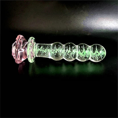 Rose Crystal Design Smooth Plug