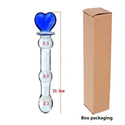 Compact Glass Plug For Solo Indulgence