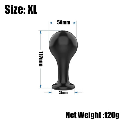 Huge Graduated Anal Beads — Oversized Progressive Pleasure