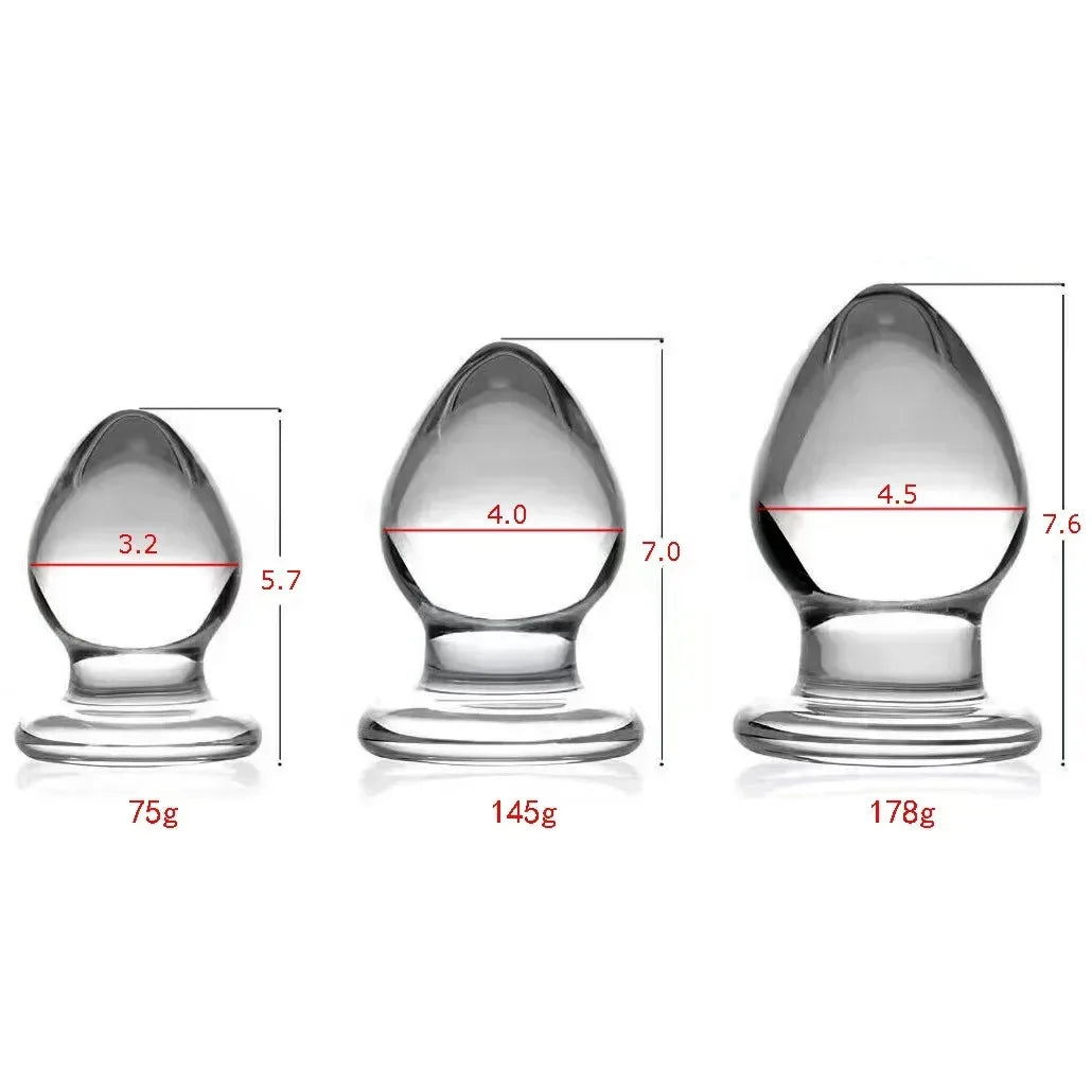 High-Quality Glass Plug for Women