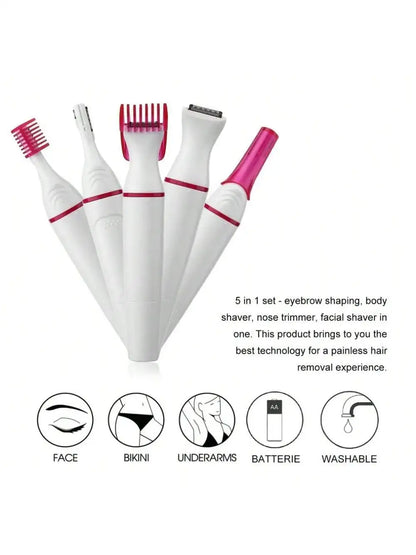5-in-1 Ladies Trimmer & Shaver