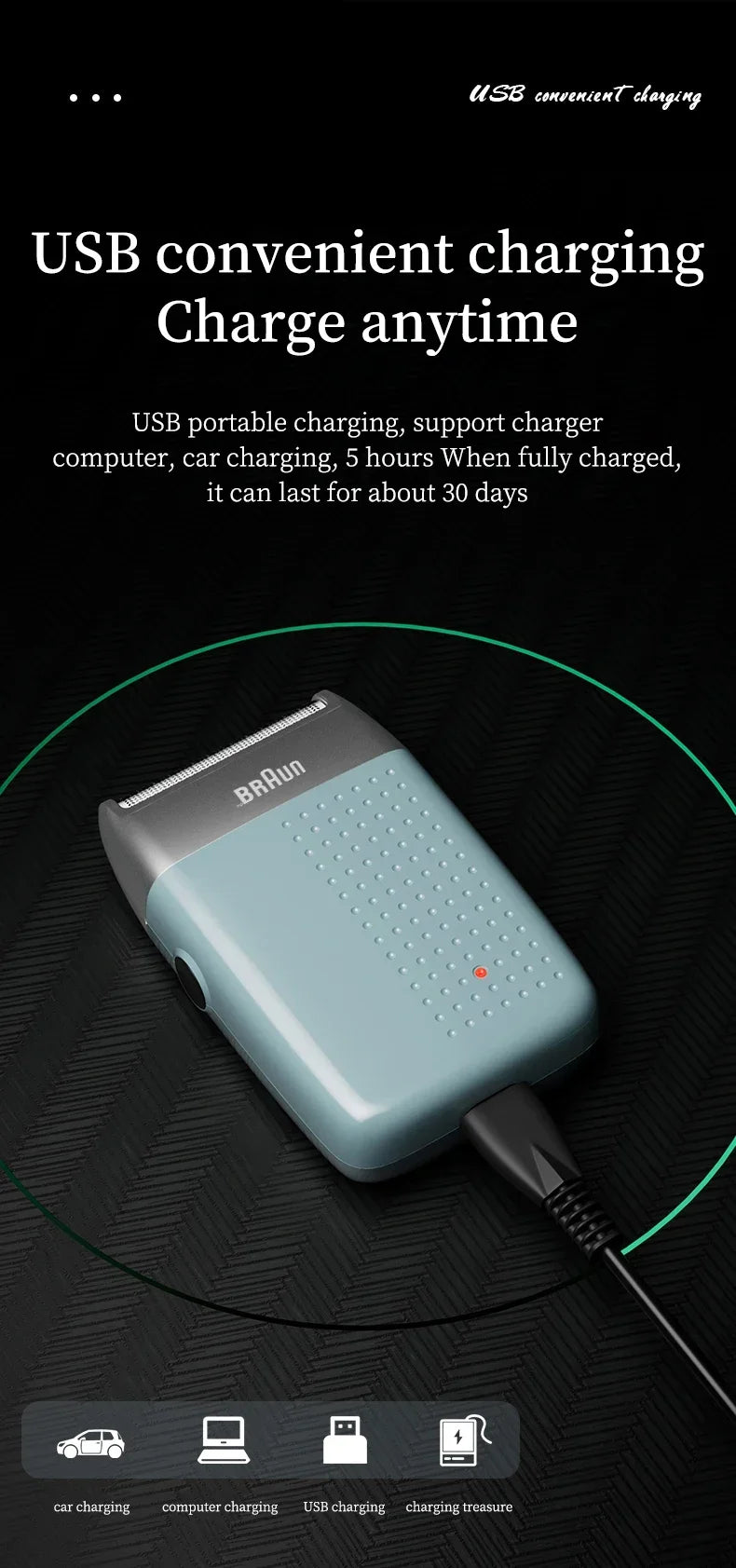 Portable Electric Shaver