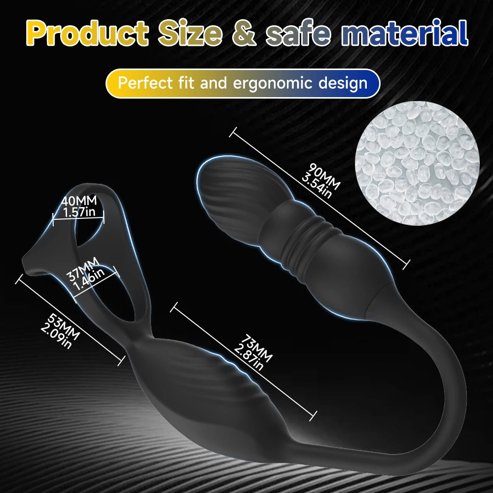 G-Spot Anal Plug Penis Ring